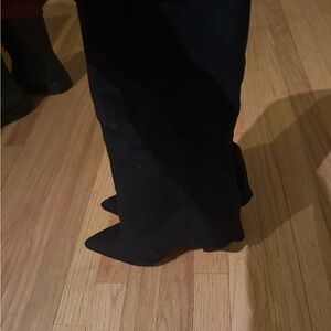 Black Pointed Toe Boots Brand New